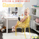 7 of 23:JOON 2 Pack Kids Ghost Chairs with Armrest, 25x13x14.5 Inches, Transparent 