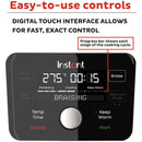 4 of 7:Instant 5-in-1 Electric Round Enameled Cast Iron Dutch Oven, 6-Quart 1500W, Green 