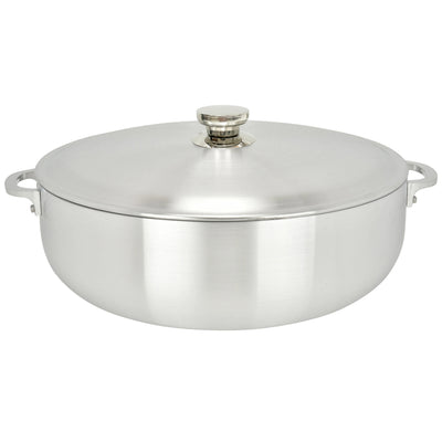 1 of 6:Chef Pro Commercial Grade Aluminum Caldero Stock Pot, Silver, 18.3 Quarts 