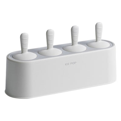 1 of 8:PREMIUS 4 Silicone Ice Pop Maker Mold Set, White, 9.25x2.95x4.52 Inches 