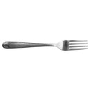 4 of 4:Home Basics 4 Piece Stainless Steel Dinner Forks Set with Textured Handles, Silver 