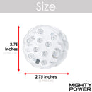 6 of 6:Mighty Power Waterproof Remote Controlled Puck Light with 10 Colorful LEDs 