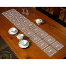 5 of 21:Blossom Embroidered Vintage Lace Design Table Runner 