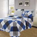 3 of 4:Essentials Bright 4 & 6 Piece Printed Wrinkle-Free Sheet Set, Urban Grid 