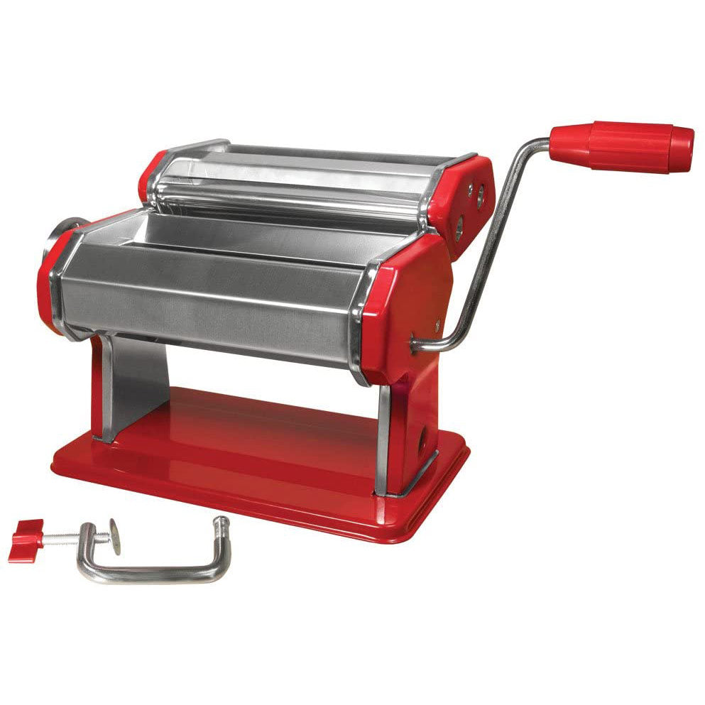 Weston Traditional Style Pasta Machine, 6 Inches, Tuscan Red – ShopBobbys