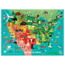 2 of 8:Mudpuppy 1000 Piece United States Jigsaw Puzzle for Adults and Families, One Size 