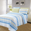 2 of 4:Essentials Neutral 4 & 6 Piece Printed Wrinkle-Free Sheet Set, Seaside Breeze 