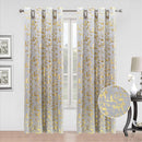4 of 8:Huston Metallic Foil Grommet Window Curtain Panel, 54x84 Inches 