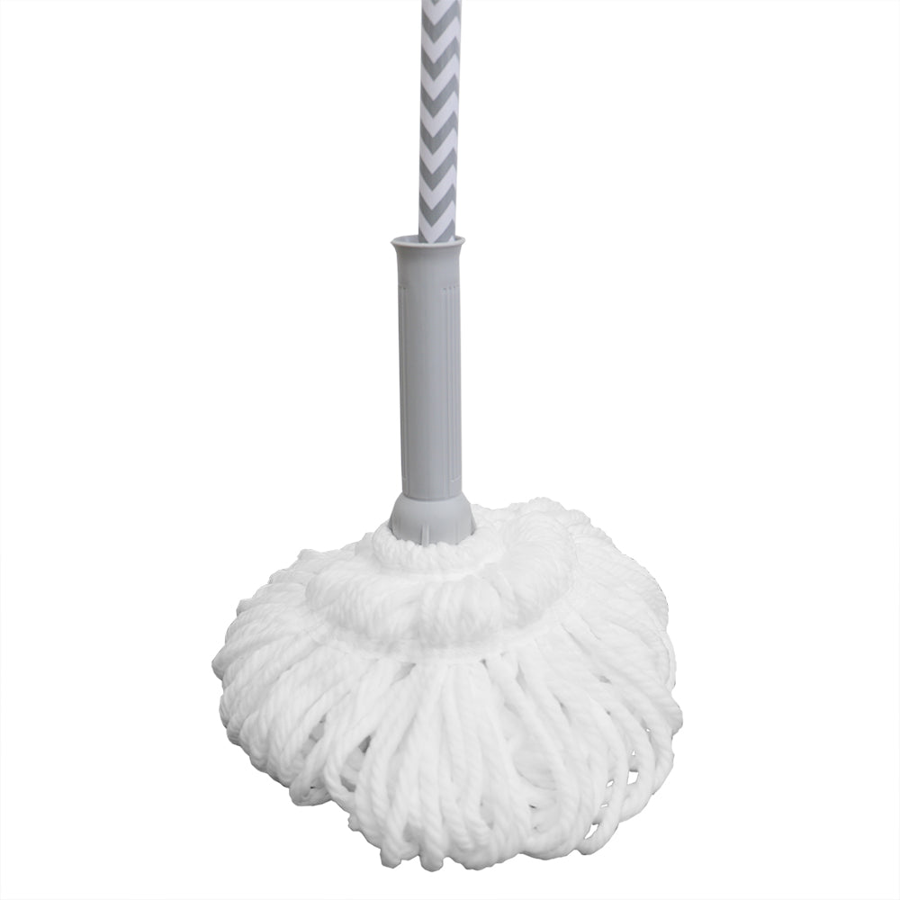 Home Basics Chevron All Purpose Twist Mop, Grey – ShopBobbys