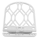 2 of 10:Home Basics Iris Collection Cast Iron Tablet and Cookbook Holder Stand, White 