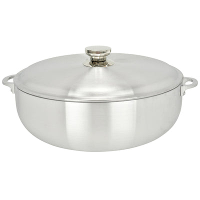 1 of 6:Chef Pro Commercial Grade Aluminum Caldero Stock Pot, Silver, 13.3 Quarts 