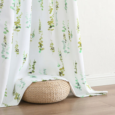 3 of 12:Adela Printed Room Darkening Grommet Window Curtain Panel, 52x84 Inches 