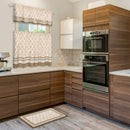 5 of 5:Boho Geometric Decorative Anti-Fatigue Kitchen Mat, 18x30 Inches 