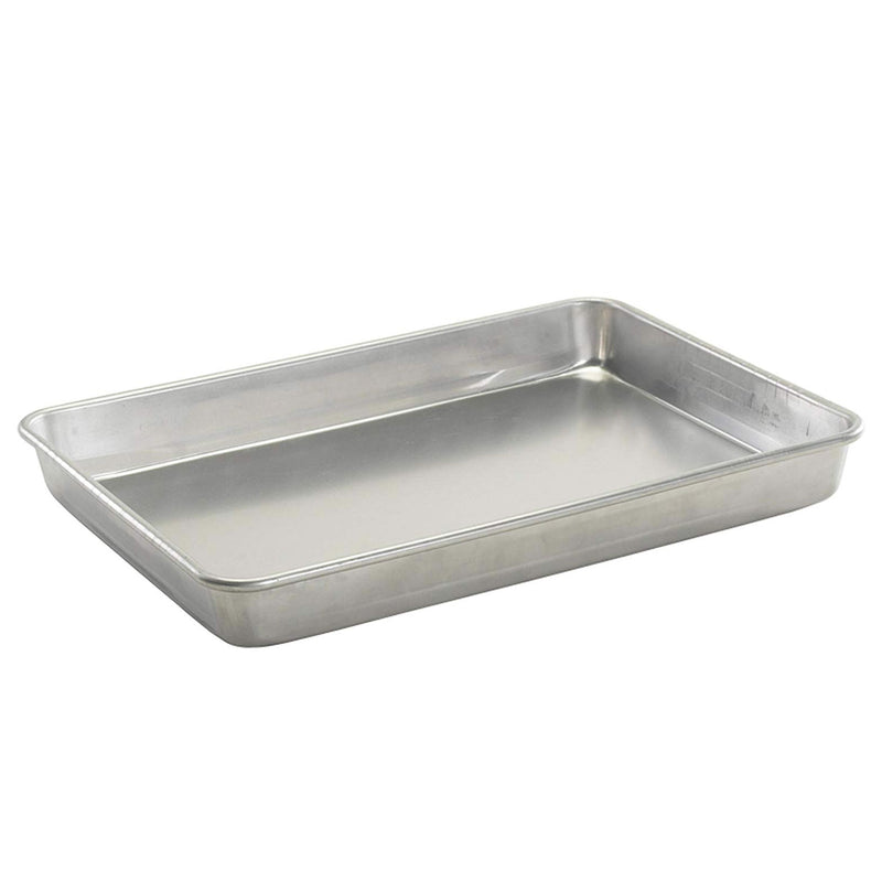 Nordic Ware Natural Aluminum Commercial Hi-Side Sheet Cake Pan, 16.5x11.4x2 Inches