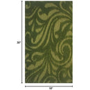 18 of 23:Manchester Scroll Design Non-Slip Soft Bath Rug, 18x30 Inches 