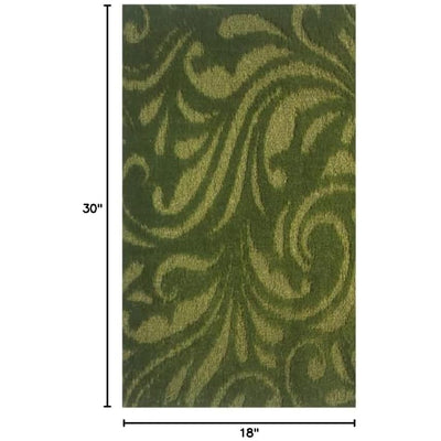 18 of 23:Manchester Scroll Design Non-Slip Soft Bath Rug, 18x30 Inches 