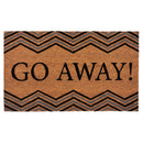 Achim Go Away Printed Coir Doormat, Brown, 18x30 Inches