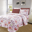 4 of 4:Essentials Bright 4 & 6 Piece Printed Wrinkle-Free Sheet Set, Twilight Bloom 