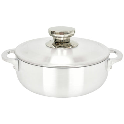 1 of 6:Chef Pro Commercial Grade Aluminum Caldero Stock Pot, Silver, 1.9 Quarts 