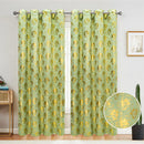 5 of 6:Atlanta Metallic Foil Room Darkening Grommet Window Curtain Panel, 54x84 Inches 