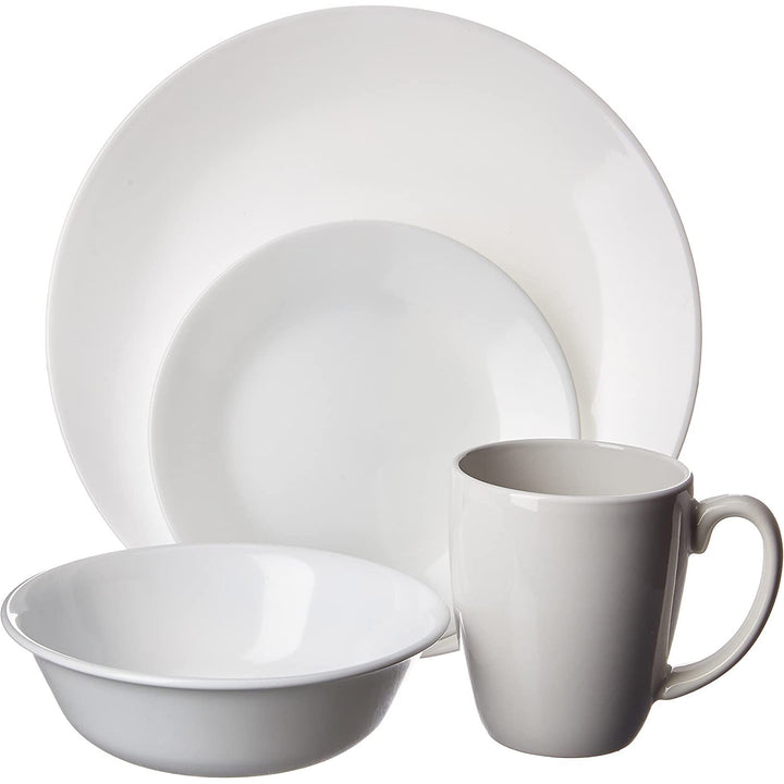 Winter Frost White Dinnerware Sets For With Serving Pieces