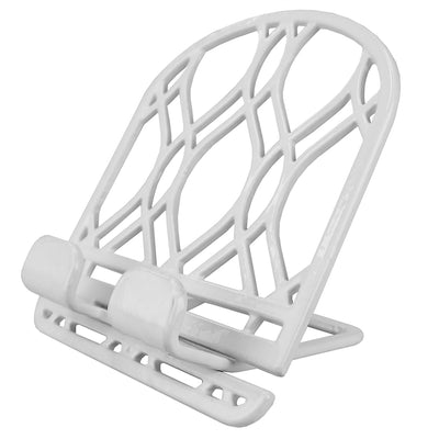 1 of 10:Home Basics Iris Collection Cast Iron Tablet and Cookbook Holder Stand, White 