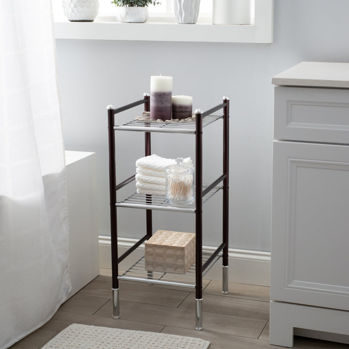 3 Layer Wire Rack Neu Home 3 Tier Duplex Line Square Freestanding Wire Rack – ShopBobbys