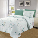 4 of 4:Premium Neutral 4 & 6 Piece Wrinkle-Free Sheet Set, Spring Willow 