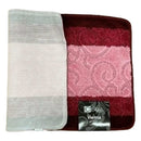 17 of 21:Vienna Scroll Two-Tone Non-Slip Soft Bath Rug, 18x30 Inches 