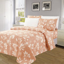 1 of 4:Essentials Bright 4 & 6 Piece Printed Wrinkle-Free Sheet Set, Peach Drift 