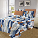 2 of 4:Essentials Bright 4 & 6 Piece Printed Wrinkle-Free Sheet Set, Cascade 