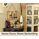 3 of 3:Mixology & Craft 11-Piece Bartender Kit with Wood Stand Crate, Silver 