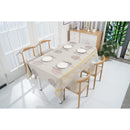 1 of 3:PREMIUS Waterproof PVC Tablecloth, Light Grey-Bronze Trees, 54x12 Inches, Sold by the Foot 