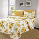3 of 4:Essentials Bright 4 & 6 Piece Printed Wrinkle-Free Sheet Set, Sunny 