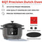 Instant Pot 6-Quart Precision Dutch Oven, 5-in-1 Functionality, Black, 11.4x 10 x 11.2 Inches