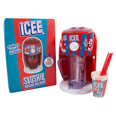 2 of 6:ICEE Snow Cone Machine Slushie Ice Shaving Machine, Includes Cups, Straws & Syrup 