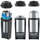3 of 4:BottleKeeper 3-IN-1 Double Walled Vacuum Insulated Can Cooler with Lid, Stainless Steel 