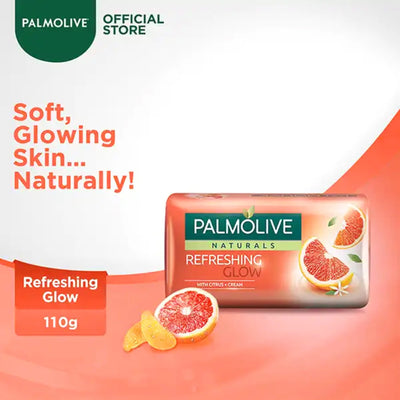 6 of 6:Palmoline Natural Refreshing Glow Classic Soap with Citrus & Cream, 2.8 Ounces 