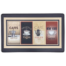 1 of 5:Cozy Cafe Decorative Anti-Fatigue Kitchen Mat, 18x30 Inches 