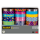 1 of 6:Scotch Expressions Washi Tape Multi Pack, 5 Rolls/pk, Thin Foil Collection, Be Bright 