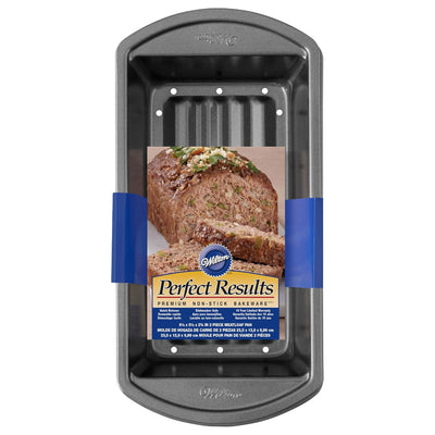 1 of 6:Wilton Perfect Result Premium Non-Stick Meatloaf Pan, 5.25x9.25 Inches 