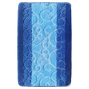 12 of 21:Vienna Scroll Two-Tone Non-Slip Soft Bath Rug, 18x30 Inches 