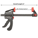 3 of 4:TEKTON 2-Piece Ratchet Clamp Spreader Set, Red-Black, 12x6 Inches 