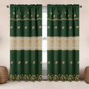4 of 6:Kaylani Macramé Embroidered Window Curtain Panel with Valance, 55x84 Inches 