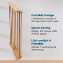 5 of 5:Honey-Can-Do Collapsible Bamboo Foldable Laundry Drying Rack, 30x15x43 Inches 
