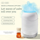 2 of 6:Lifelines Waves Ultrasonic Essential Oil Diffuser with Essential Oil Blend, 200 ml 