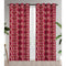 Thea Metallic Moroccan Room Darkening Grommet Window Panel, Burgundy, 54x84 Inches