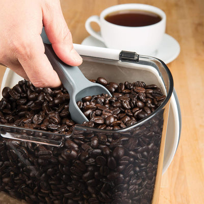 3 of 4:Prep Solutions Prokeeper Coffee Beans Storage, Clear, 4 Quarts 