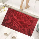13 of 23:Manchester Scroll Design Non-Slip Soft Bath Rug, 18x30 Inches 