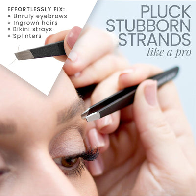 3 of 4:Tweezer Guru Eyebrows & Ingrown Hair Removal for Women, Black 